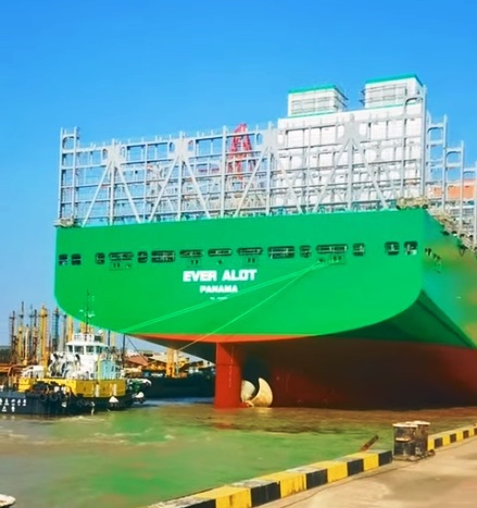 World's largest containership Ever Alot