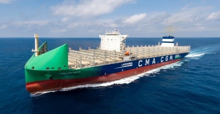 Nueva clase de buques caja de GNL de CMA CGM para la costa este de Sudamérica