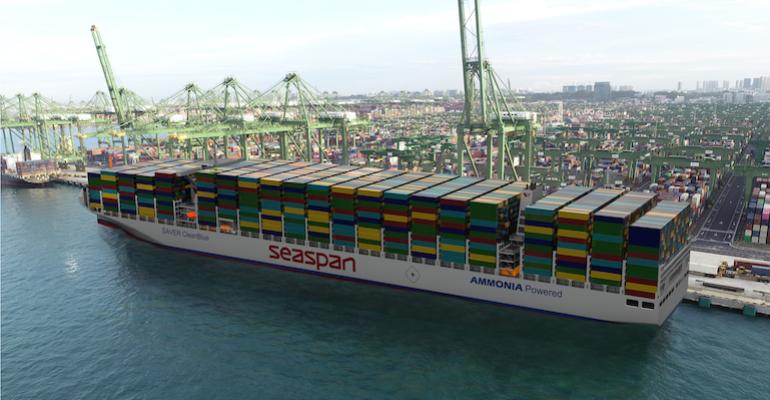Seaspan ammonia powered containership