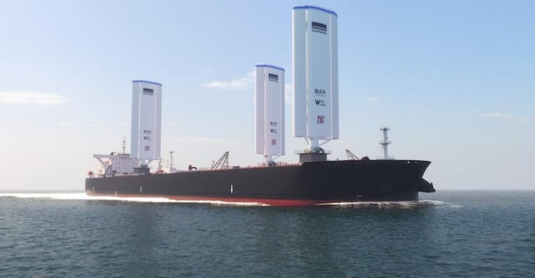 WindWings on Union Maritime tanker