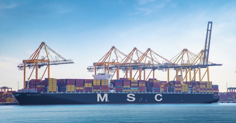MSC Renee berthed at King Abdullah Port