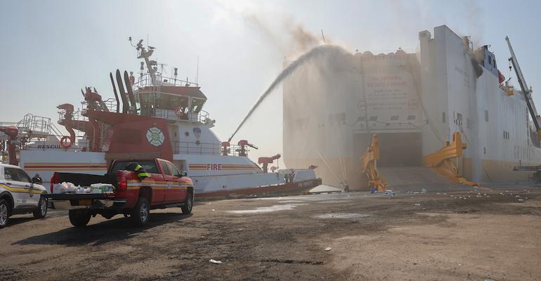unified-command-responds-fire-port-newark-vehicle-carrier-ship-grande-costa-davorio