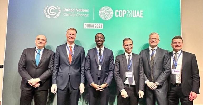 Maersk, CMA CGM, Hapag-Lloyd, MSC and Wallenius Wilhelmsen CEOs at COP28
