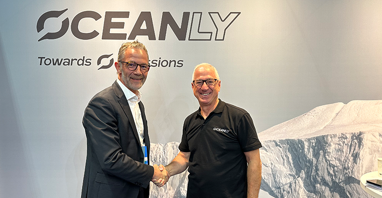 Columbia Group's CEO, Mark O'Neil, and Oceanly's Managing Director, Giampiero Soncini