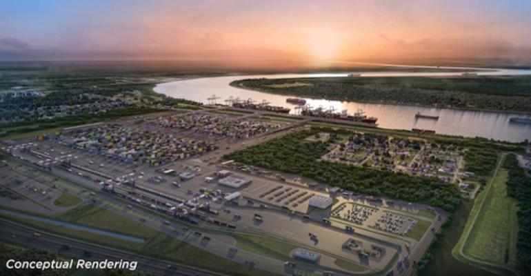 Conceptual rendering Louisiana International Terminal