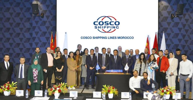 Cosco Shipping Lines Morocco office opening
