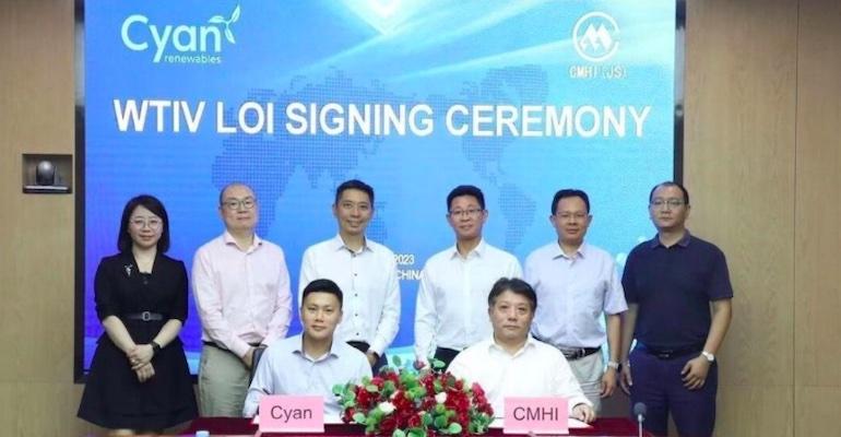 Cyan and CMHI WITV signing