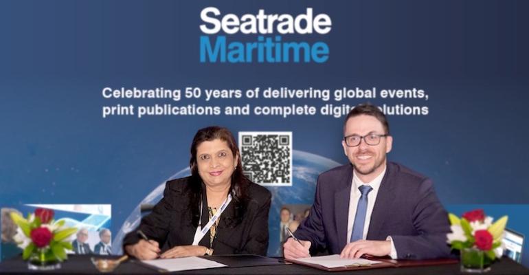 DSAA and Seatrade Maritime MoU signing
