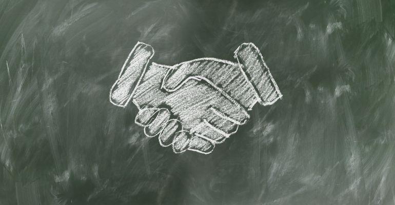Image of handshake on a deal
