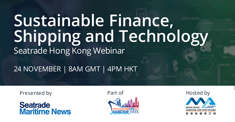 Live Webinar as part of Hong Kong Maritime Week