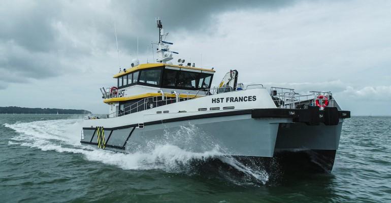 HST Frances at Sea