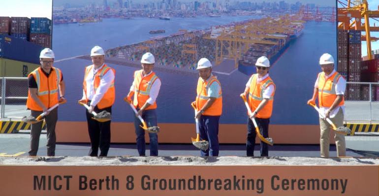 Groundbreaking for MICT terminal 8 in Manila