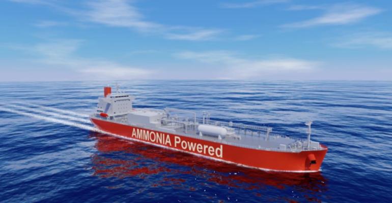 MOL ammonia powered vessel