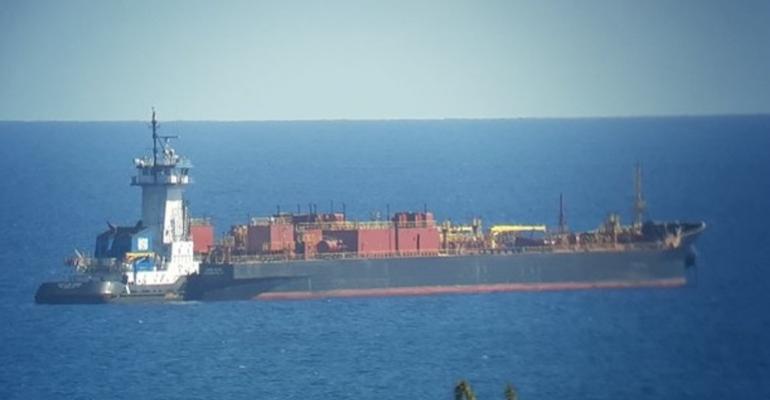 Jones Act tanker at sea
