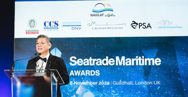 Seatrade Maritime Awards acceptance speech