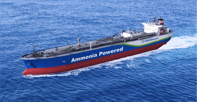 NYK Ammonia Gas Carrier Rendering