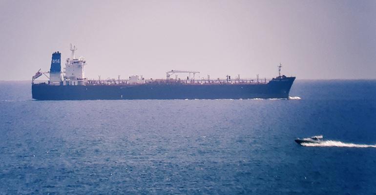 OSG tanker at sea