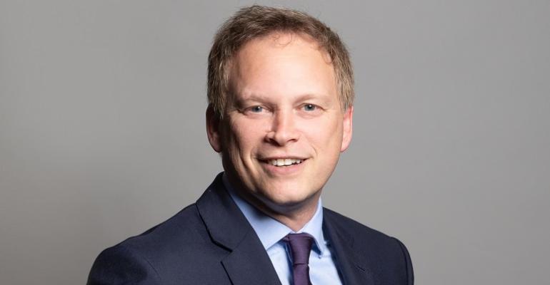 Official portrait of UK Secretary of Defence Grant Shapps MP