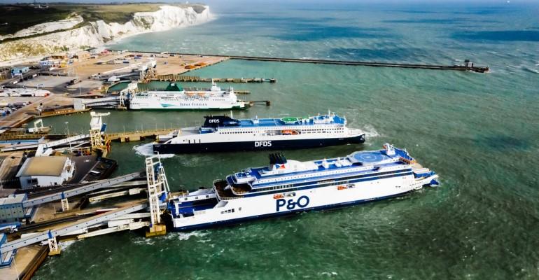 Ferries at Dover