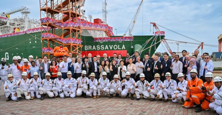 The naming ceremony for Brassavola