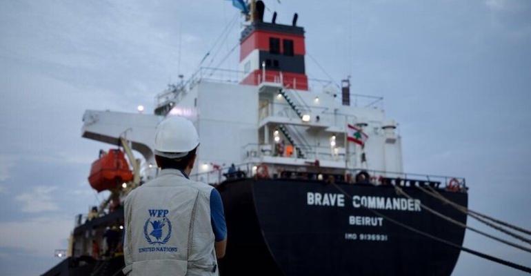 The vessel Brave Commander arrived in Djibouti on August 30 (Photo WFP)[60].jpg
