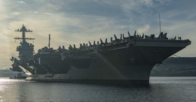 US aircraft carrier USS Gerald R. Ford