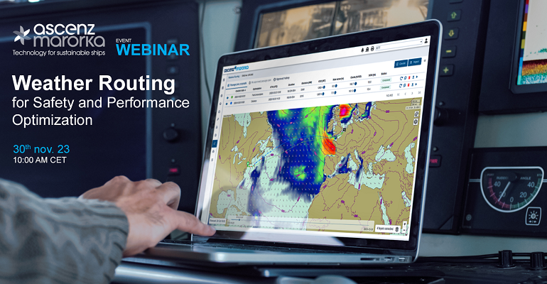 Webinar: Weather Routing for Safety and Performance Optimisation