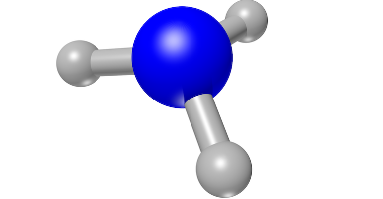 Ammonia NH3 molecule