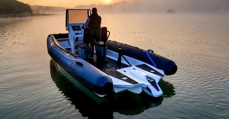 An electric propelled vessel from RAD Propulsion LTD, one of the ZEVI competition winners