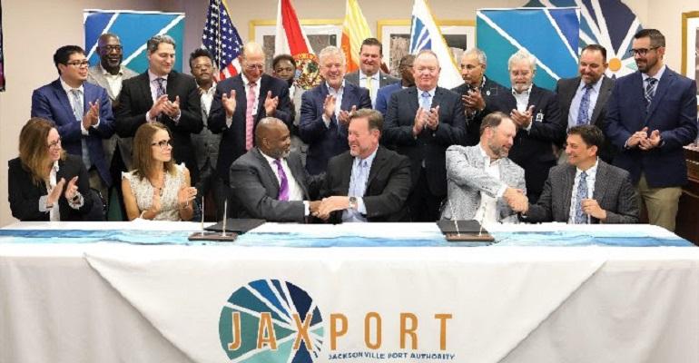 Jaxport and Toyota signing