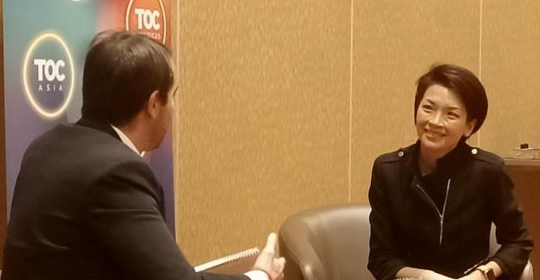 Prof Lynn Loo, CEO of GCMD, in an interview at TOC Asia