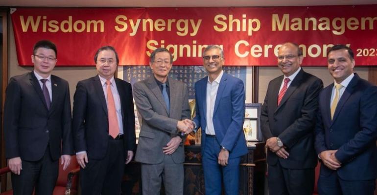 Synergy and Wisdom Marine agree ship managemeng joint venture
