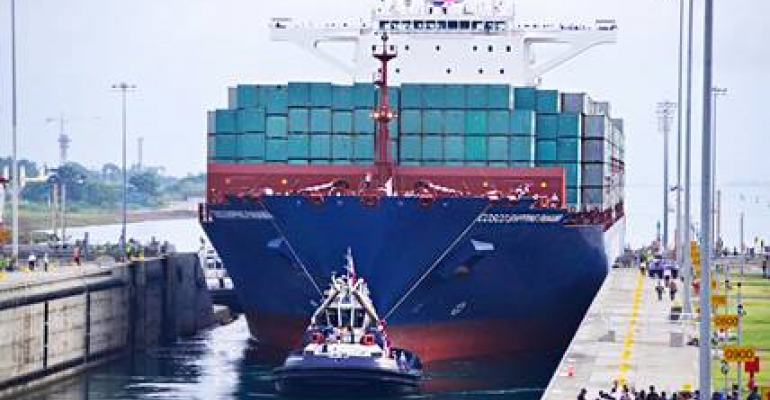 Panama containership
