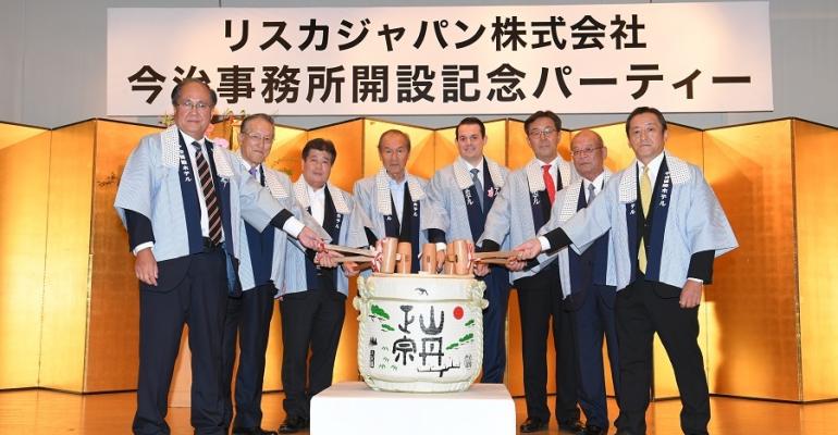 Imabari Office_Opening Sake Barrel (002)