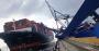 YM Witness next to destroyed quay crane in Turksih port