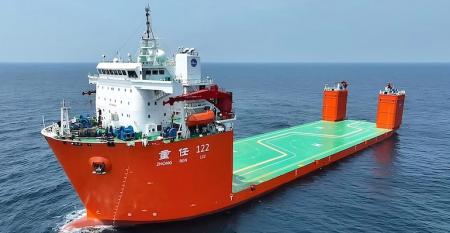Heavy lift vessel MV Zhong Ren