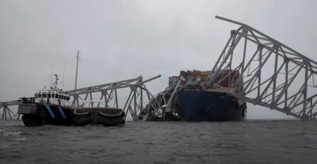 Bad weather disrupts Dali and Baltimore Bridge salvage