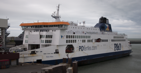 P&O Ferries Pride of Kent at Calais