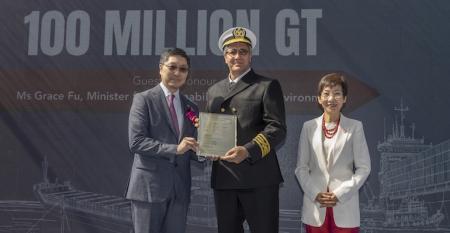 Singapore Registry of Ships passes 100 million gt